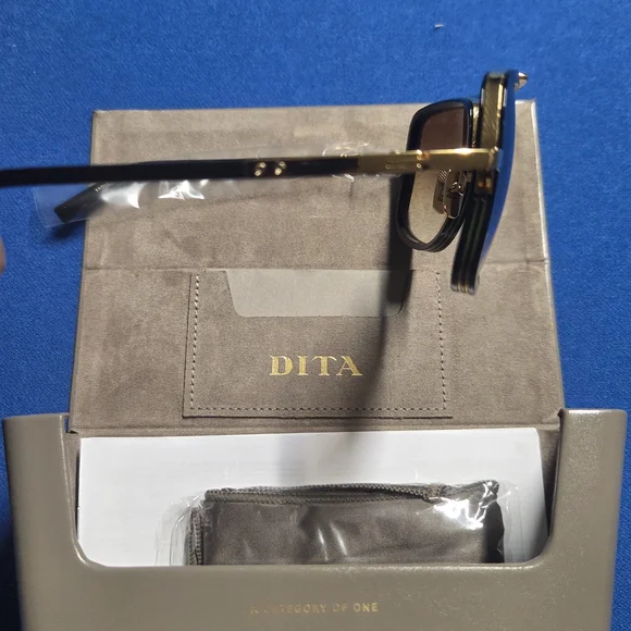 DITA Mach-One Sunglasses in 18k Gold and Black